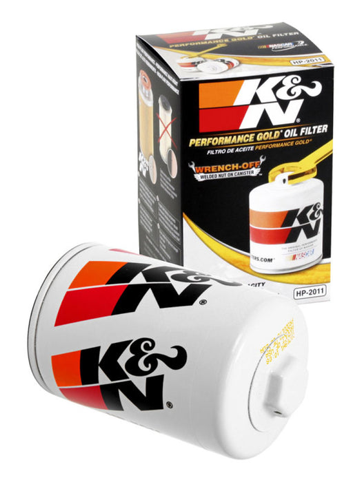 K&N Premium Oil Filter: Designed to Protect your Engine: Fits Select BUICK/CADILLAC/CHEVROLET/FORD Vehicle Models (See Product Description for Full List of Compatible Vehicles), HP-2011