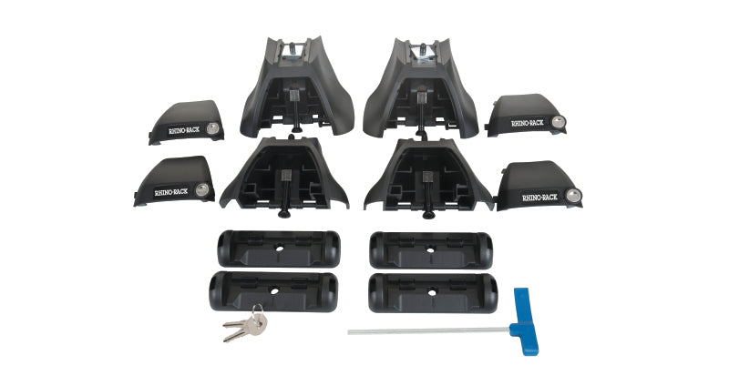 Rhino Rack Rhino-Rack Set Of 4 Legs, Works With Vortex Bars & Pad & Clamp Kit,