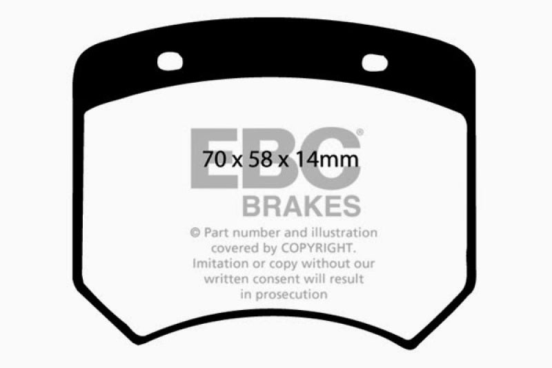 EBC 18+ Honda Accord EX Sedan 1.5T Ultimax Rear Brake Pads UD2102