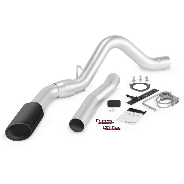 Banks Power 11-14 Chev 6.6L LML ECLB/CCSB/CCLB Monster Exhaust Sys SS Single Exhaust w/ Black Tip 47786-B