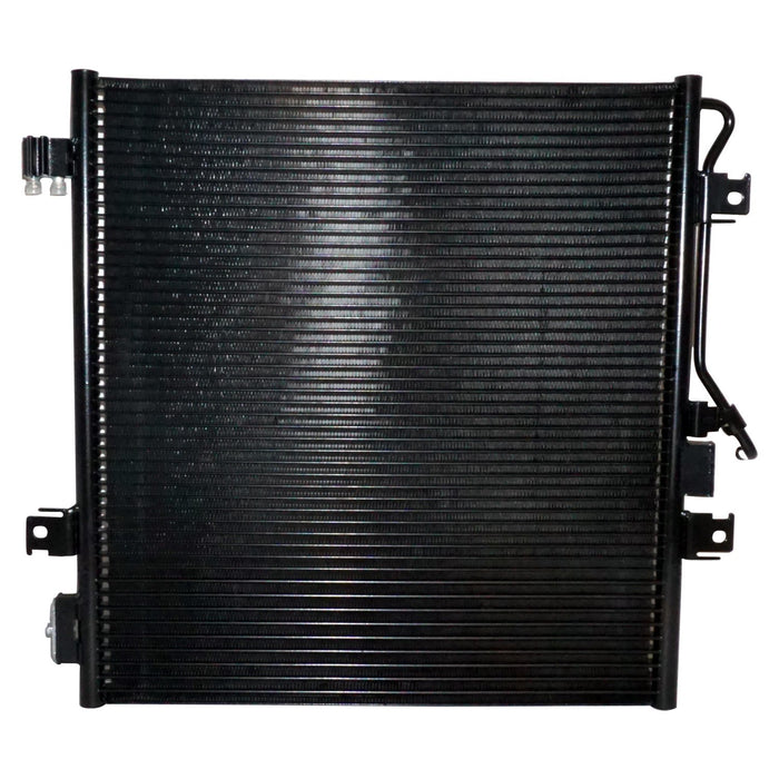 Crown Automotive Aluminum Black A/C Condenser & Transmission Cooler 68033237AB