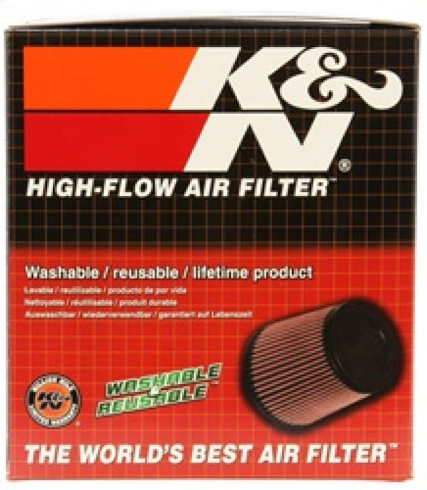 K&N Universal Clamp-On Air Filter: High Performance, Premium, Washable, Replacement Engine Filter: Flange Diameter: 3 In, Filter Height: 5 In, Flange Length: 0.625 In, Shape: Round, RU-2430