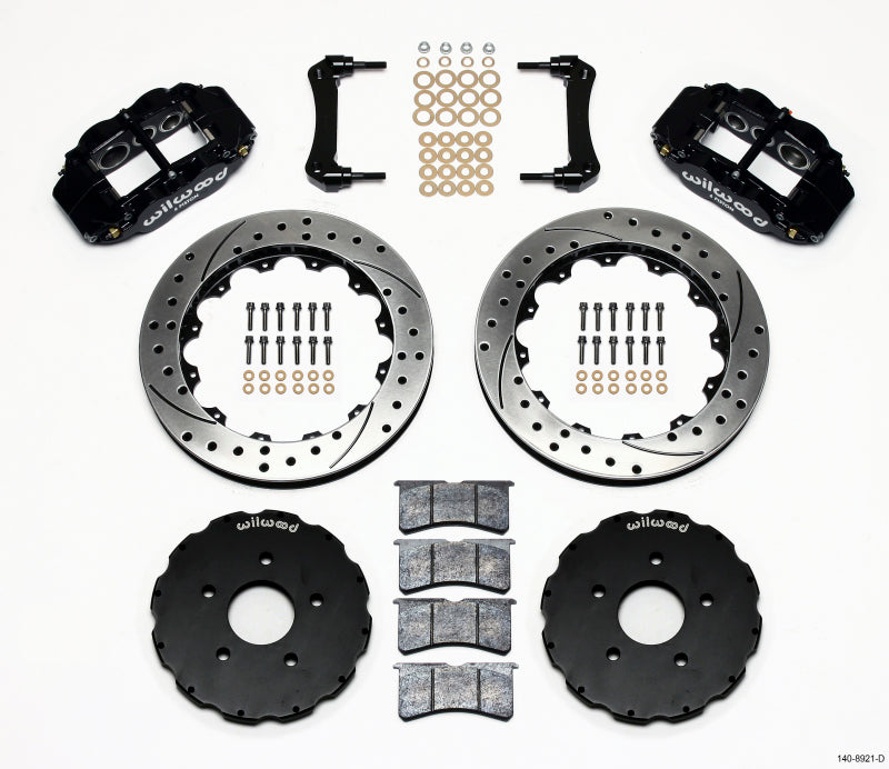 Wilwood Narrow Superlite 6R Front Hat Kit 13.06in Drilled 2005-up Corvette C6 140-8921-D