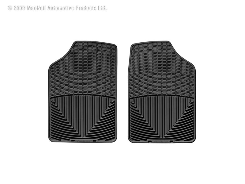 WeatherTech 94 Lincoln Town Car Front Rubber Mats Black W2