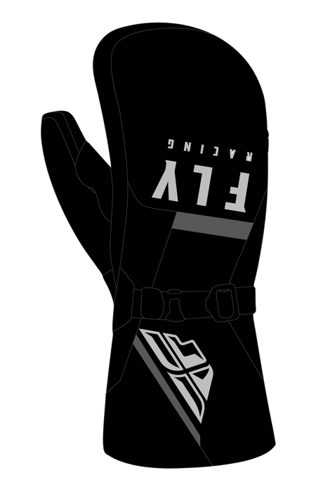 Fly Racing Cascade Mittens Black Md 363-3930M