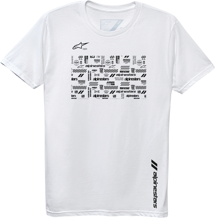 Alpinestars 1230-72109-20-L Chaotic Tee White Lg