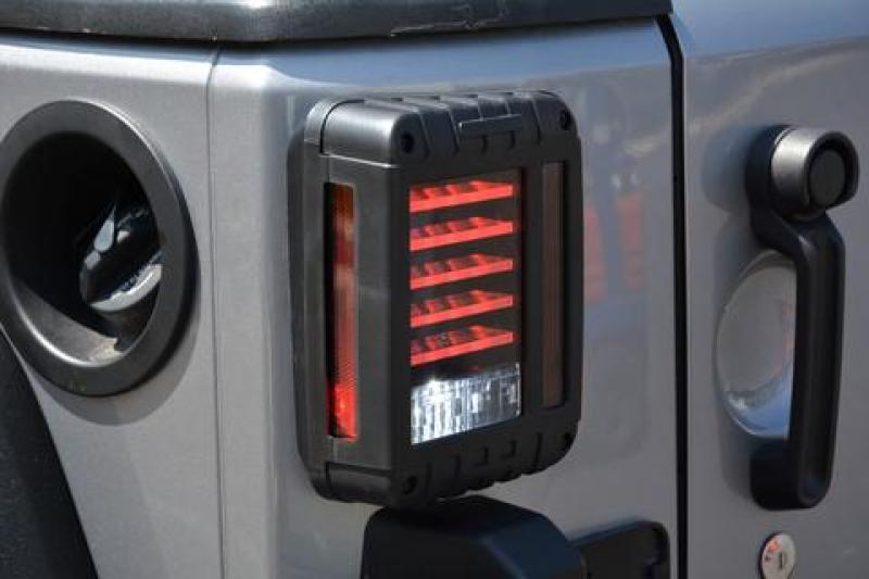 Dv8 Offroad Horizontal Led Tail Lights For 2007-2018 Fits Jeep Wrangler Jk