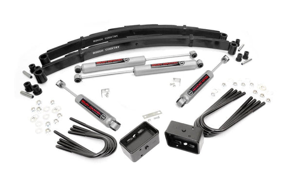 Rough Country 2 Inch Lift Kit Rear Blocks Fits GMC C15/K15 Truck/Half-Ton Suburban (73-76) 105N3