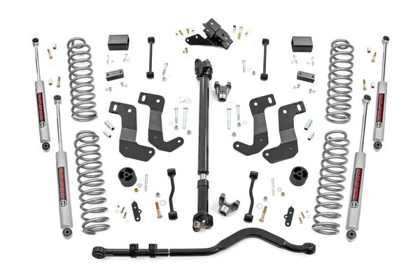 Rough Country 3.5 Inch Lift Kit C/A Drop Front D/S Fits Jeep Wrangler Jl Rubicon (18-23) 90530