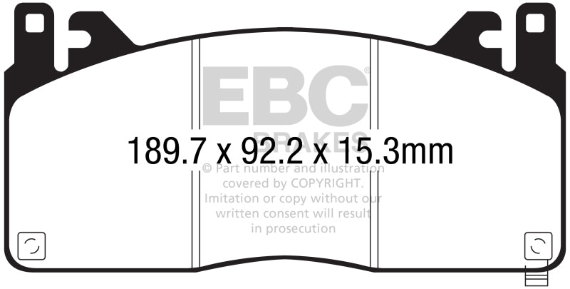 Ebc Bluestuff Brake Pad Sets DP53055NDX