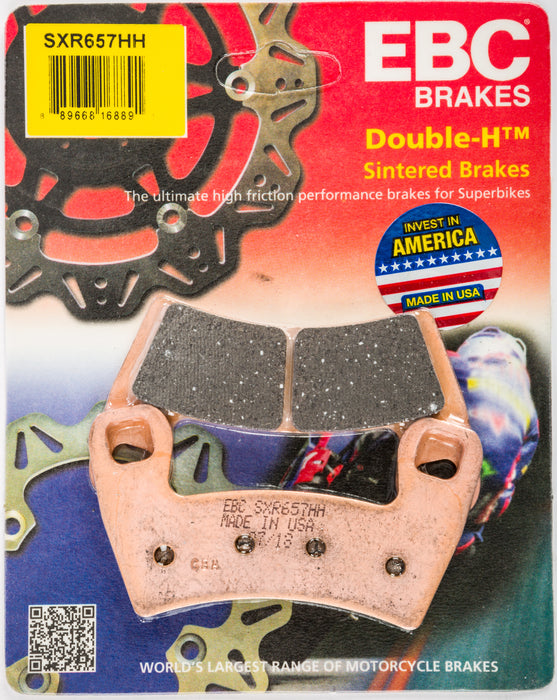 EBC Brakes SXR657HH SXR Side Race Formula Brake Pads, Black