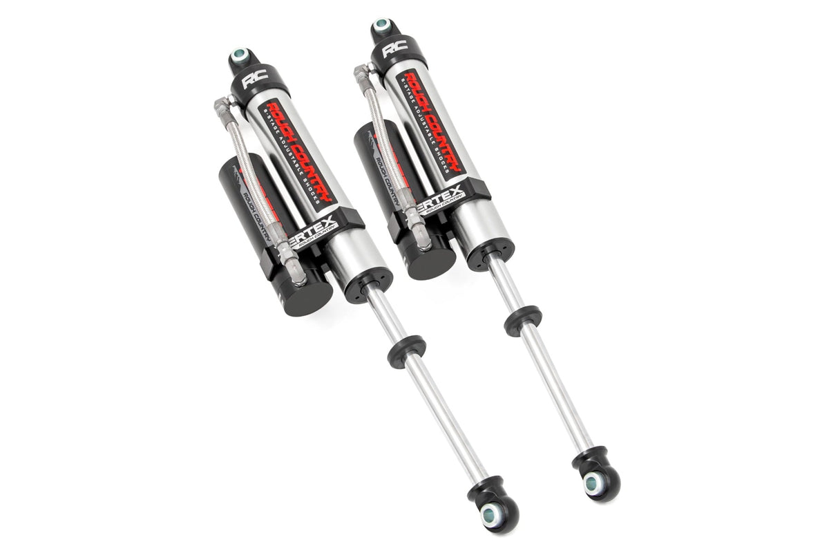 Rough Country Vertex 2.5 Adj Rear Shocks 3.5-7.5" Fits Chevy/GMC 2500HD/3500HD (11-23) 699011