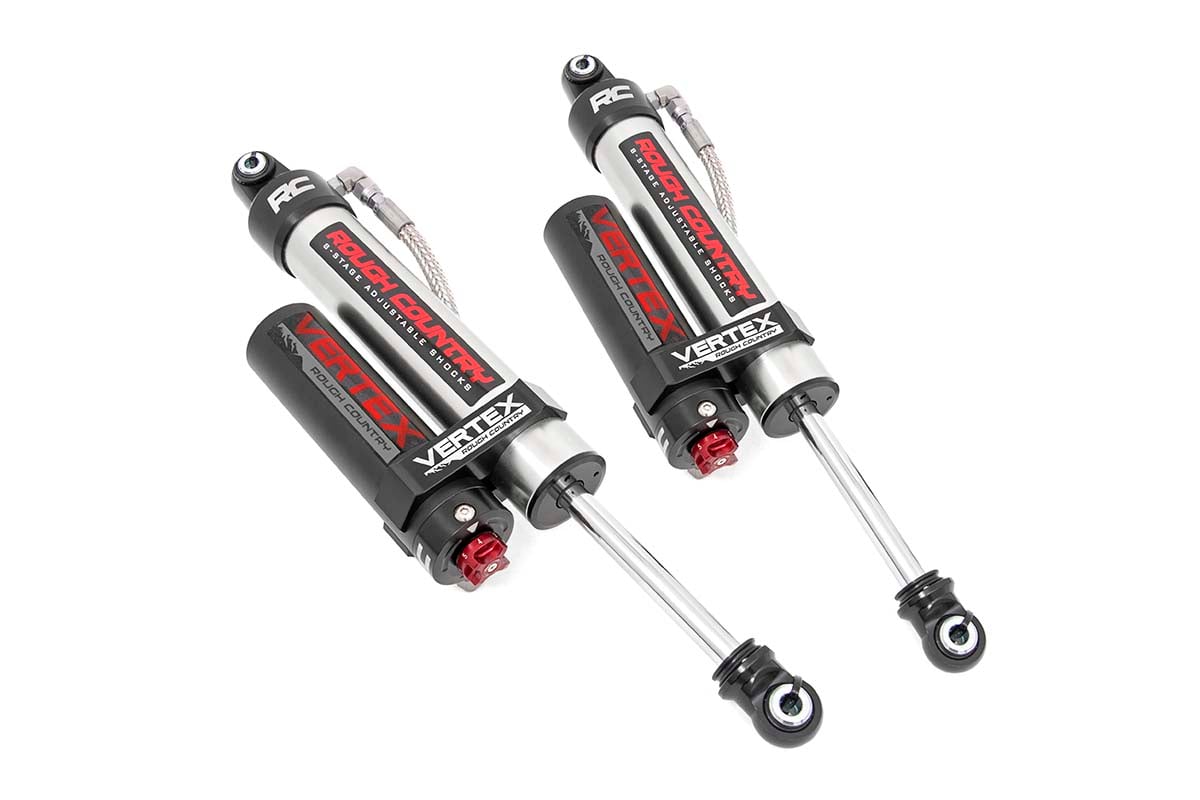 Rough Country Vertex 2.5 Adj Rear Shocks 2-3.5" Fits Chevy/GMC 1500 (07-23) 699016