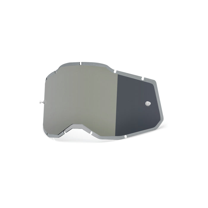 100% Goggle PLUS Replacement Lens - Injected - Compatible with Racecraft 2, Accuri 2, and Strata 2 Goggles