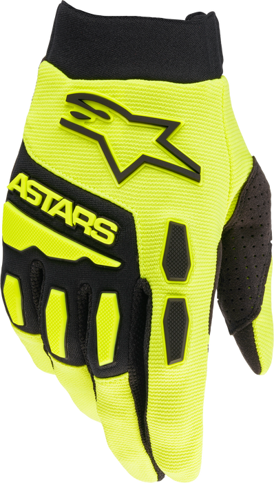 Alpinestars Full Bore Gloves Yellow Fluo/Black Md (3563622-551-M)