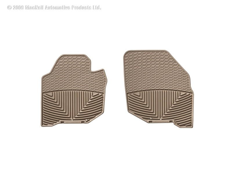 WeatherTech 07-08 Honda Fit Front Rubber Mats Tan W84TN