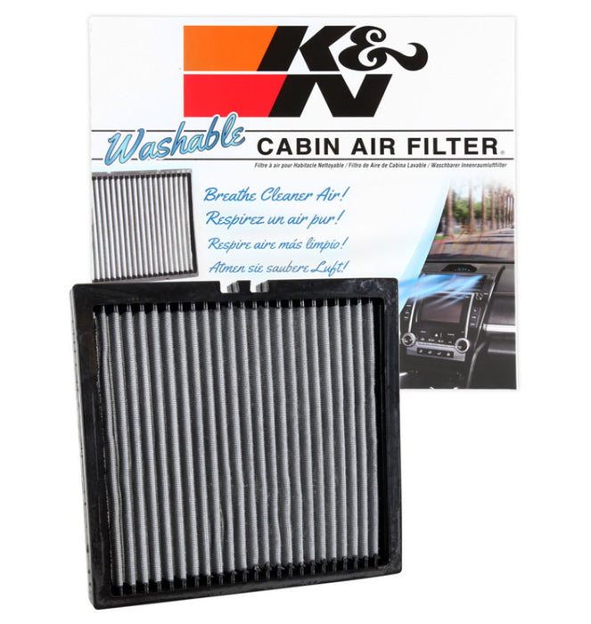 K&N Cabin Air Filter: Washable and Reusable: Designed For Select 2011-2018 Jeep/Dodge (Grand Cherokee, Durango) Vehicle Models, VF3012