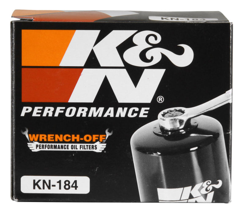 K&N Motorcycle Oil Filter: High Performance, Premium, Designed To Be Used With Synthetic Or Conventional Oils: Fits Select Piaggio, Aprilia, Peugeot, Malaguti, Gilera Vehicles, Kn-184 KN-184