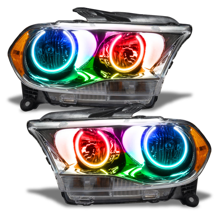 Oracle 11-13 Compatible with Dodge Durango SMD HL Halogen Chrome ColorSHIFT w/o Controller SEE WARRANTY 7101-334