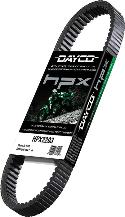 Dayco HPX2203 HPX High Performance Extreme ATV/UTV Drive Belt, Black