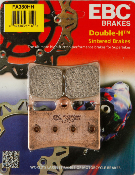 EBC Brakes Double H Sintered Metal Brake Pads Compatible for Yamaha FZ800N 2013