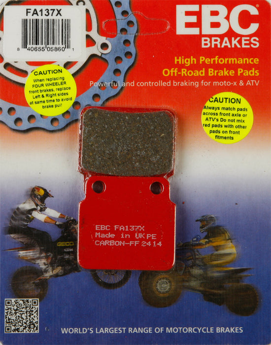 EBC Brakes FA137X Disc Brake Pad Set