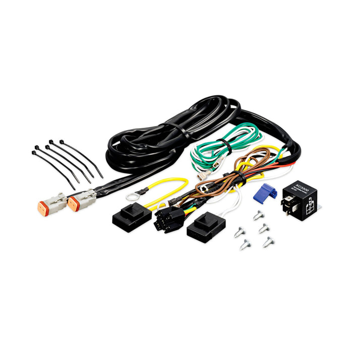 KC HiLiTES Add-On Wiring Harness for 6315 (Runs 1-2 Extra Lights/Relay Included) 6316