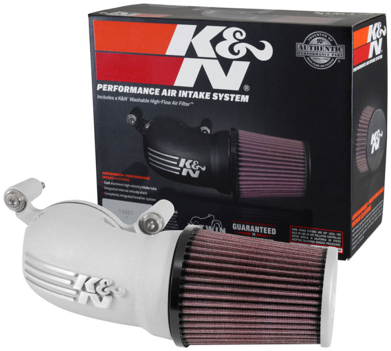 K&N Cold Air Intake Kit: High Performance, Guaranteed To Increase Horsepower: Fits 2008-2017 Harley Davidson (Softail, Heritage, Fat Boy, Breakout, Road King, Other Select Models) 57-1134S