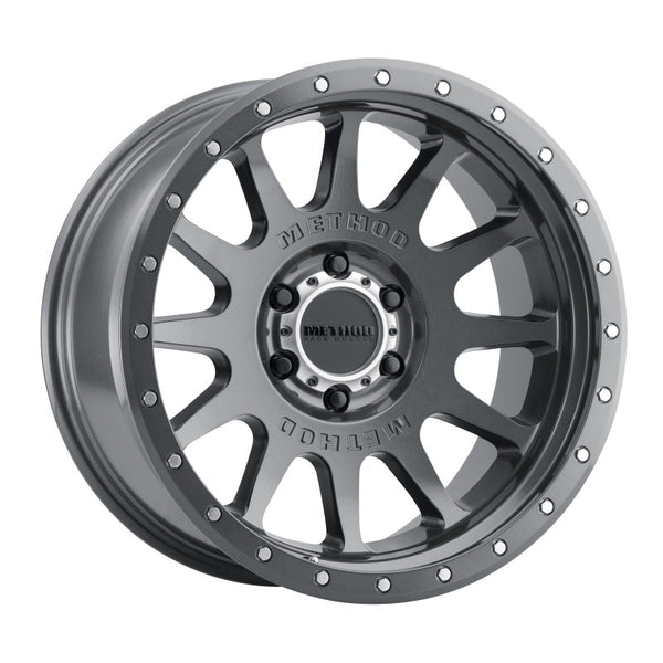 Method MR605 NV 20x10 -24mm Offset 6x5.5 106.25mm CB Gloss Titanium Wheel MR60521060824N