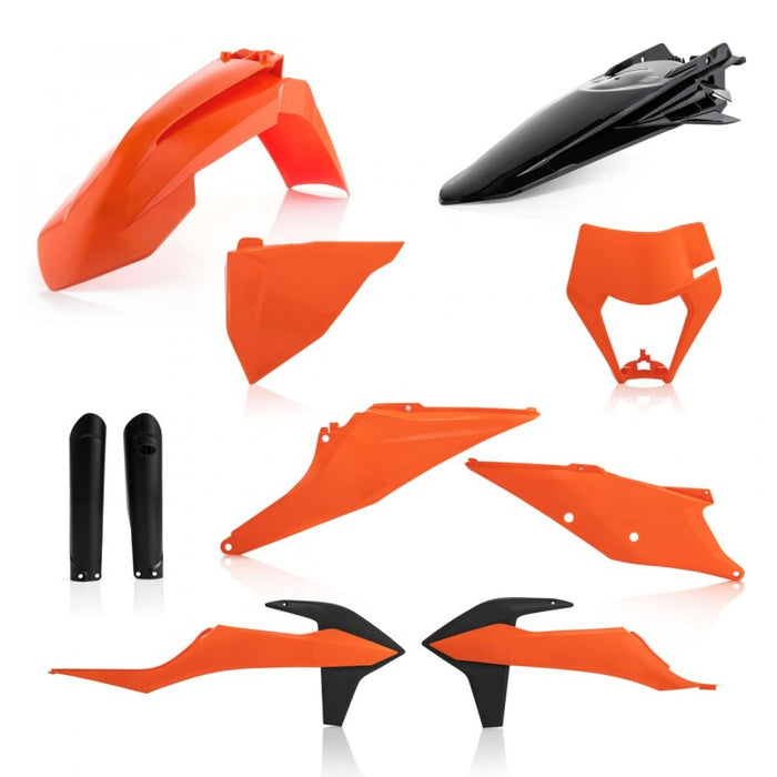 Acerbis Orange/Black Full Body Plastic Kit (2791546812)