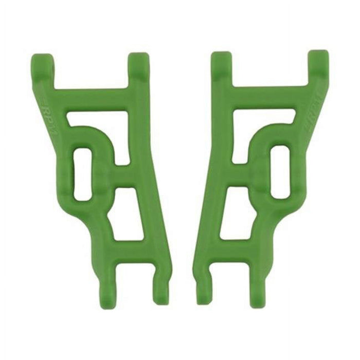 RPM RPM80244 Front A-Arms for Traxxas Electric Rustler-Electric Stampede-Slash 2Wd - Green