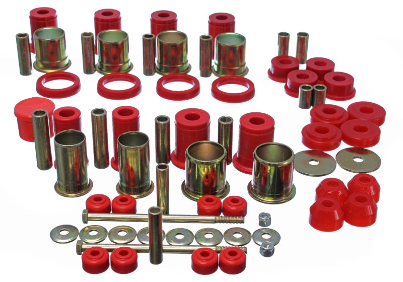 Energy Suspension 89-92 Chevrolet Camaro Red Hyper-flex Master Bushing Set 3.18131R