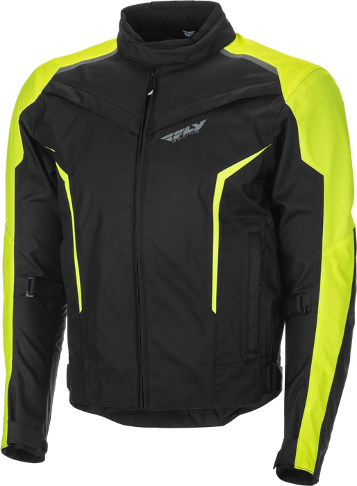 Fly Racing Launch Jacket (Black/Hi-Vis, Medium)