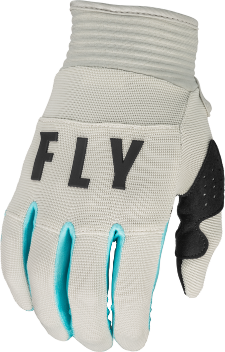 Fly Racing Youth F-16 Gloves Light Grey/Sky Blue Yl 376-812YL