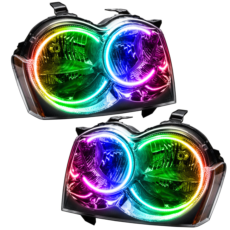 Oracle 05-07 compatible with Jeep Grand Cherokee SMD HL (Non-HID) ColorSHIFT w/o Controller SEE WARRANTY 8164-334