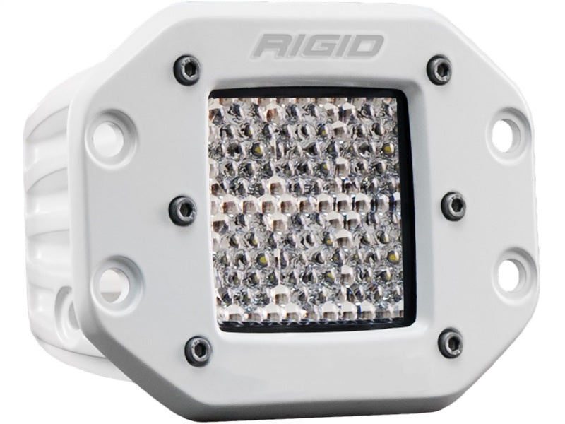 Rigid Industries D-Series Pro Flush Mount Led Light Flood Diffused White 611513