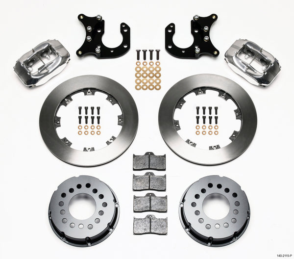 Wilwood Forged Dynalite P/S Rear Kit Polished Big Ford 2.36in Offset 140-2115-P