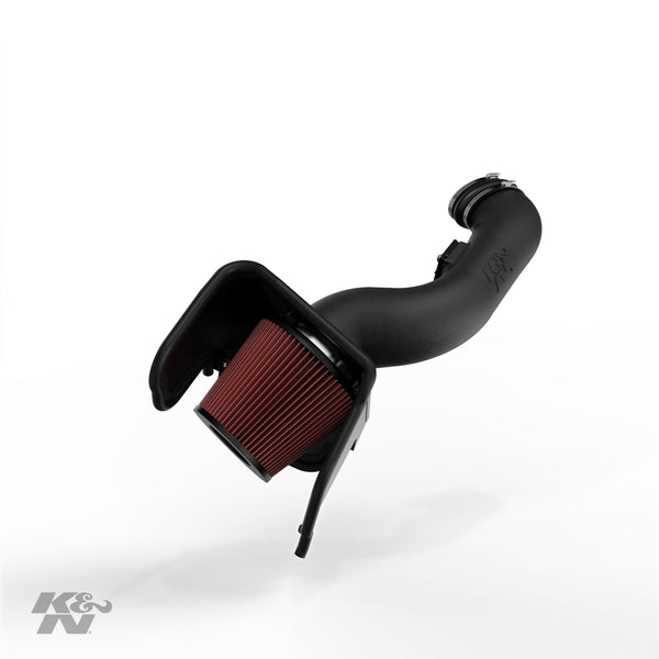 K&N Cold Air Intake Kit: High Performance, Guaranteed to Increase Horsepower: 2017-2019 Ford Super Duty (F250, F350, F450, F550) 6.7L V8 Diesel,63-2597