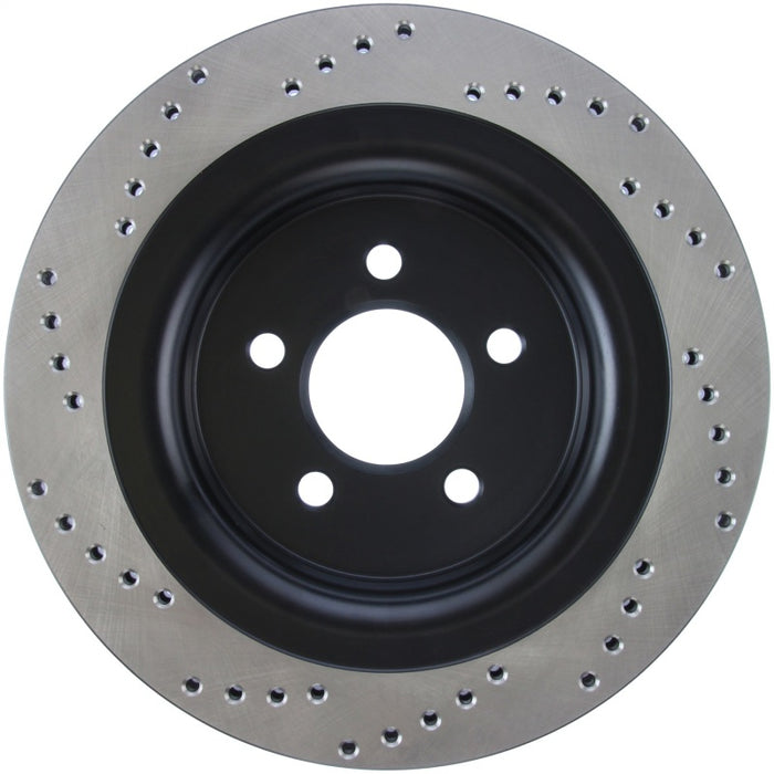 StopTech Cross Drilled Sport Brake Rotor 2015 Ford Mustang Rear Left 128.61109L