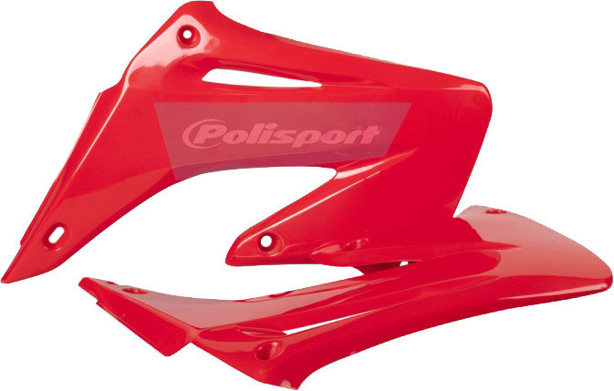 Polisport Radiator Shroud Set (RED) For 02-07 HONDA CR250