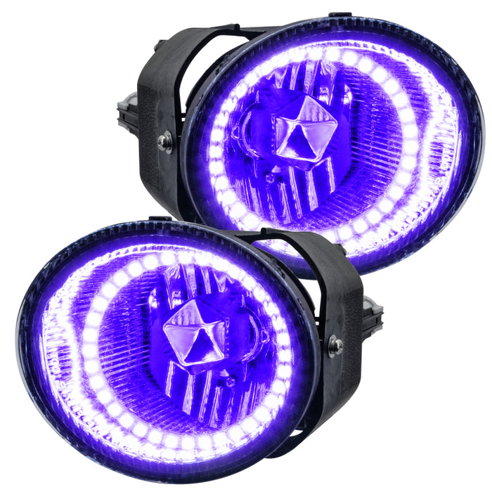 Oracle Lighting 01-02 Compatible with Nissan Frontier Pre-Assembled LED Halo Fog Lights -UV/Purple SEE WARRANTY 8904-007