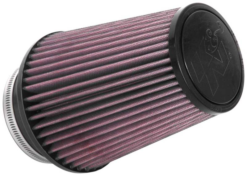 K&N Universal Clamp-On Air Filter: High Performance, Premium, Washable, Replacement Filter: Flange Diameter: 4 In, Filter Height: 7 In, Flange Length: 1.75 In, Shape: Round Tapered, RU-4680