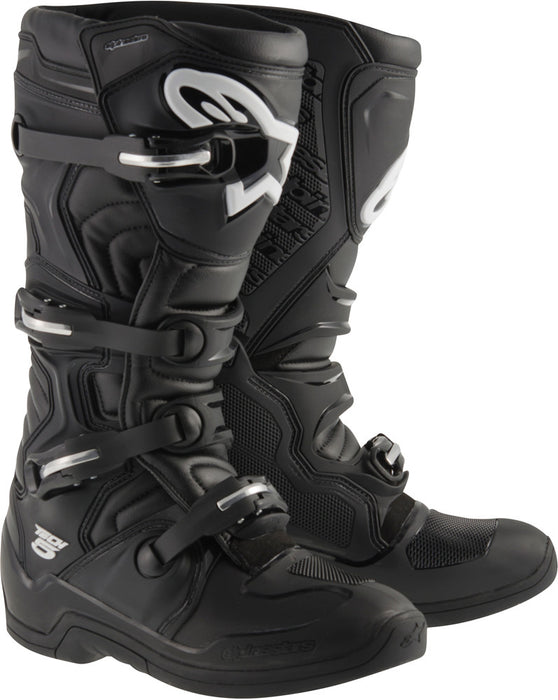 Alpinestars Men's Tech Motocross 5 Boots (Black, 6)