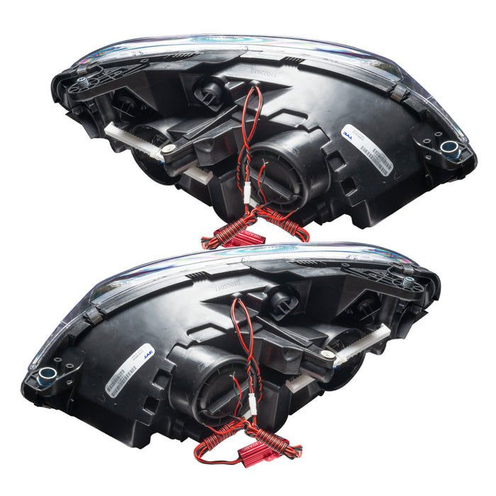 Oracle 08-11 Mercedes Benz C-Class Pre-Assem. Headlights Chrome Housing- w/2.0 Cntrl SEE WARRANTY 7115-333