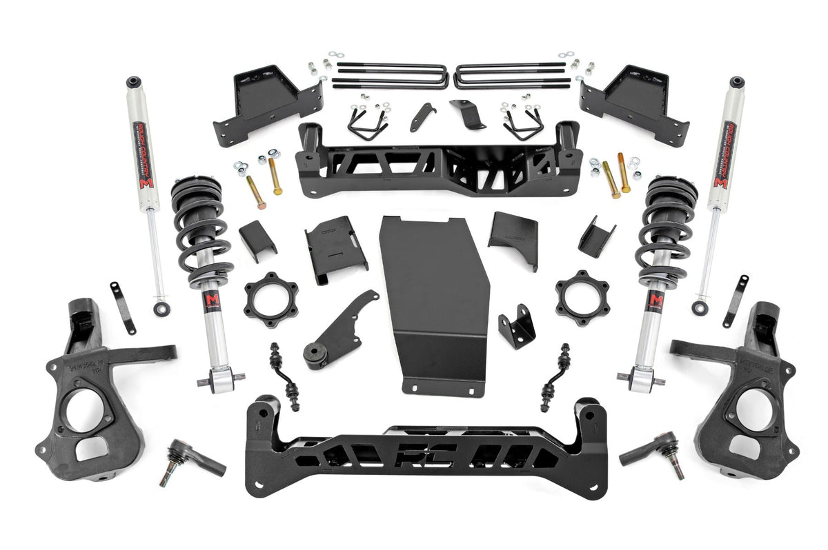 Rough Country 7 Inch Lift Kit Alum/Stamp Steel M1/M1 Fits Chevy/GMC 1500 (14-18) 17440