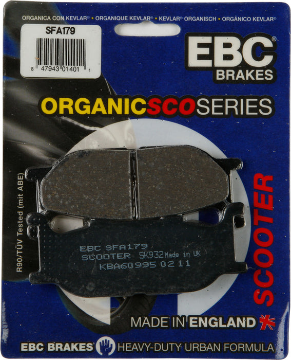 EBC Brakes SFA179 Standard Scooter Brake Pad