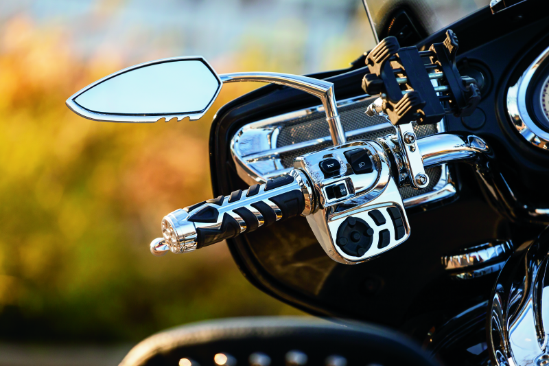 Kuryakyn Motorcycle Handlebar Accessory: Raised Mirror Adapters For Honda, Indian, Kawasaki, Suzuki, Victory Motorcycles, Chrome, 1 Pair 1713