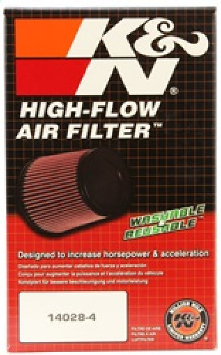 K&N Universal Clamp-On Air Filter: High Performance, Premium, Washable, Replacement Filter: Flange Diameter: 3.5 In, Filter Height: 5.5 In, Flange Length: 0.625 In, Shape: Round Tapered, RU-3550