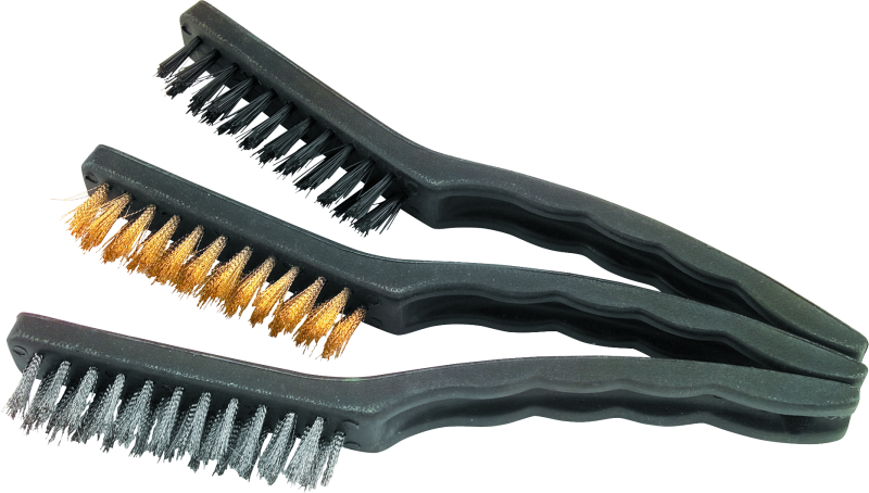 BikeMaster 3-pc Nylon/Wire Brush Set 151538