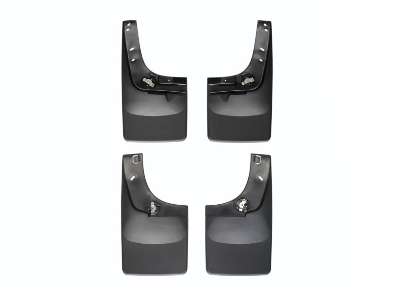 WeatherTech 08-10 Ford F250/F350/F450/F550 No Drill Mudflaps Black 110012-120008